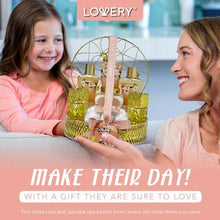 Load image into Gallery viewer, Bath & Body Gift Basket - White Rose - 13pc Perfume Set