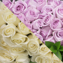 Load image into Gallery viewer, White &  Lavender Roses