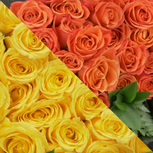 Load image into Gallery viewer, Yellow &  Orange Roses