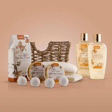 Load image into Gallery viewer, Home Spa Gift Set in White Rose Jasmine - 11Pc Bath Body Set