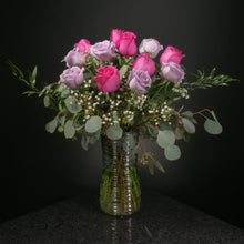 Load image into Gallery viewer,  12 Roses / Vase / Fancy