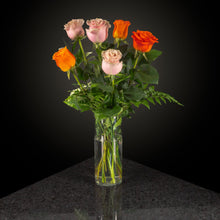 Load image into Gallery viewer,  6 Roses / Vase / Basic
