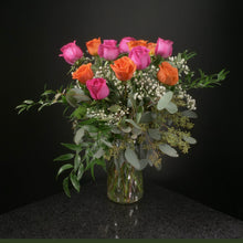 Load image into Gallery viewer,  12 Roses / Vase / Fancy