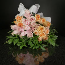 Load image into Gallery viewer, Peach &  Blush Pink Roses