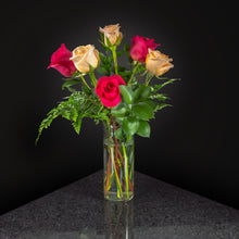 Load image into Gallery viewer,  6 Roses / Vase / Basic