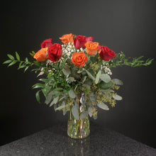 Load image into Gallery viewer,  12 Roses / Vase / Fancy