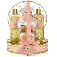 Load image into Gallery viewer, Bath &amp; Body Gift Basket - White Rose - 13pc Perfume Set