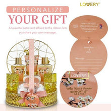 Load image into Gallery viewer, Bath &amp; Body Gift Basket - White Rose - 13pc Perfume Set