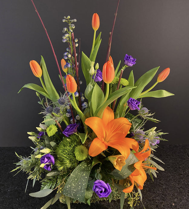 Mother Nature Basket Arrangement