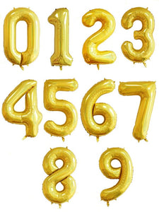 Large Foil Number Balloons