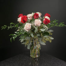 Load image into Gallery viewer,  12 Roses / Vase / Fancy