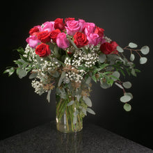 Load image into Gallery viewer,  24 Roses / Vase / Fancy