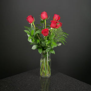  6 Roses / Vase / Basic