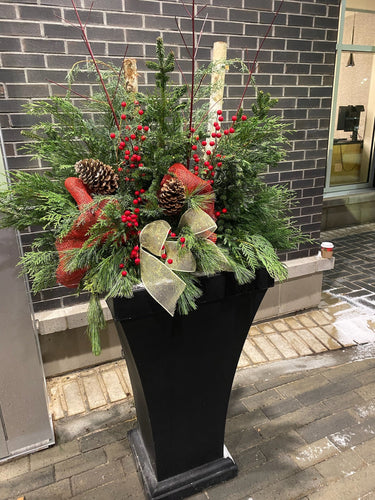 Outdoor Festive Planter #1