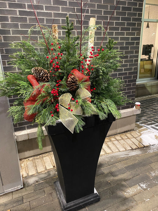 Outdoor Festive Planter #1