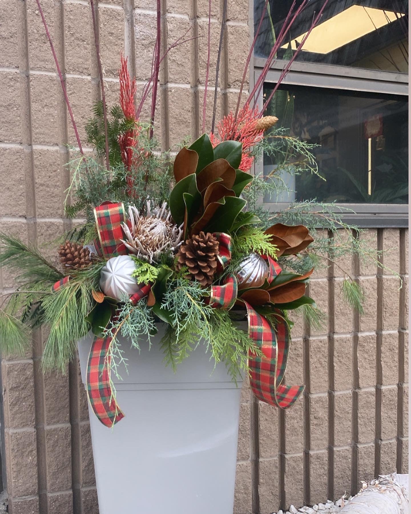 Outdoor Festive Planter #3