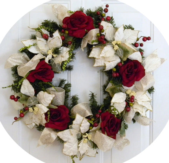 Flowers and Accents Wreath