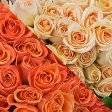Load image into Gallery viewer, Orange &amp; Peach Roses