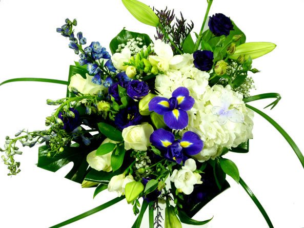 Purple & White Bouquet