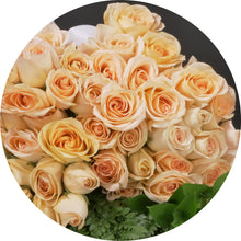 Load image into Gallery viewer, Peach  Roses