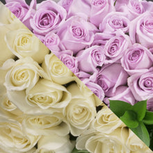 Load image into Gallery viewer, White &amp;  Lavender Roses